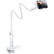 Adjustable Gooseneck Phone Holder for 4-7'' Smartphones - Hands-Free Convenience