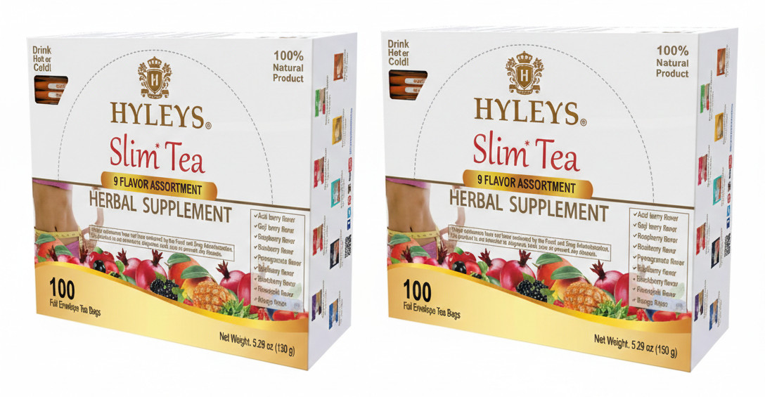 9 Flavor Assortment 100 Ct Herba  (200 Tea Bags)