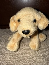 RUSS Golden Retriever Plush Puppy Dog Lab Stuffed Animal EUC Tan