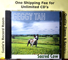 CD Geggy Tah Sacred Cow #B EX+ NICE COPY -Whoever You Are -Lotta Stuff -COUPONS!