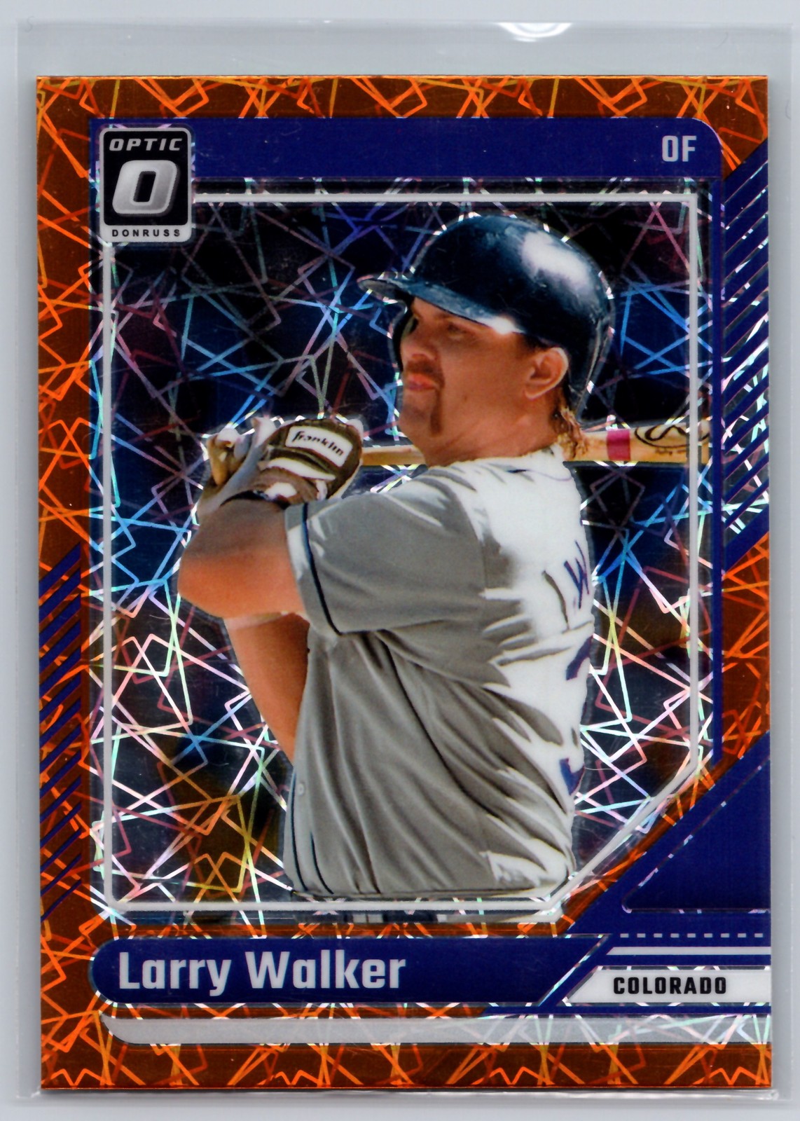 2024 Donruss #17 Larry Walker Optic Orange Velocity Prizms