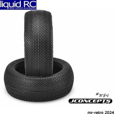 JConcepts 3174-02 1/8 ReHab Tire Green Compound: 83mm Buggy Wheel 2