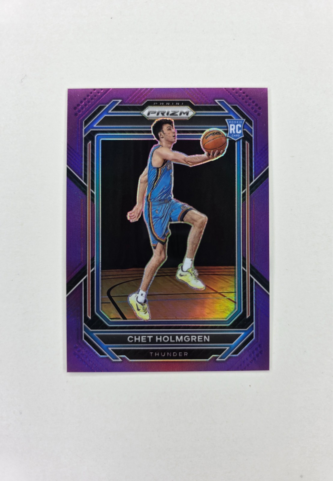 2022-23 Panini Prizm - Purple Prizm #266 Chet Holmgren /99 RC okc thunder ROOKIE