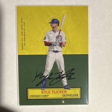 Topps 2025 Archives 1964 Stand-Ups Kyle Tucker Autograph Cubs #64SU-23