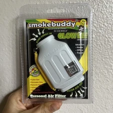Smoke Buddy Junior Personal Air Filter, Glow White in Dark, Pocket Size