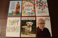 Lot of 30 Recycled Paper Greetings BIRTHDAY Cards for Anyone Belated