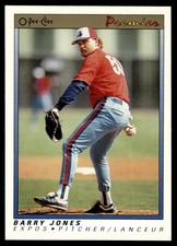 1991 O-Pee-Chee Premier Barry Jones Montreal Expos #69