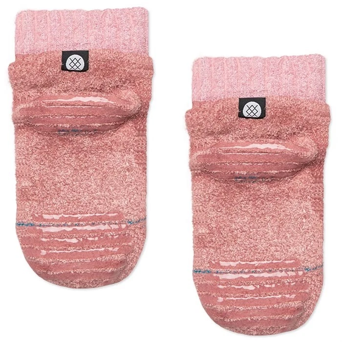 Calcetines Stance Adultos Polvorientos Rosa Cuarto Poliéster Cojín Pesado Acogedores Zapatilla Talla M Foto 2 de 2