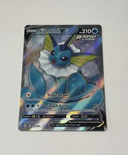 Carta Pokemon Vaporeon V 172/203 Ultra Rara Evolving Skies Full Art TCG Holo NM