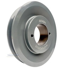 AK49H Cast Iron 4.75" Single Groove Pulley A Section V Belt 4L For H Bushing