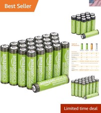 Eco-Friendly 24 AAA NiMH Batteries, 850 mAh Capacity, Perfect for Everyday Use
