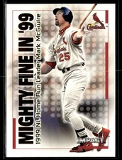 2000 Fleer Impact #32MF Mark McGwire Mighty Fine in '99 Baseball Card 2903A