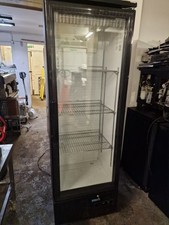 Polar GJ447 Upright Single Door Upright Fridge Black