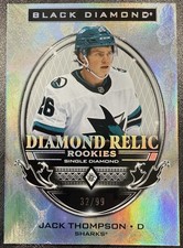 Jack Thompson /99 Diamond Relic Rookies 2024-25 Black Diamond #BDR-JT