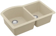 Karran USA QU-610 Quartz QU 32" Undermount Double Basin Quartz