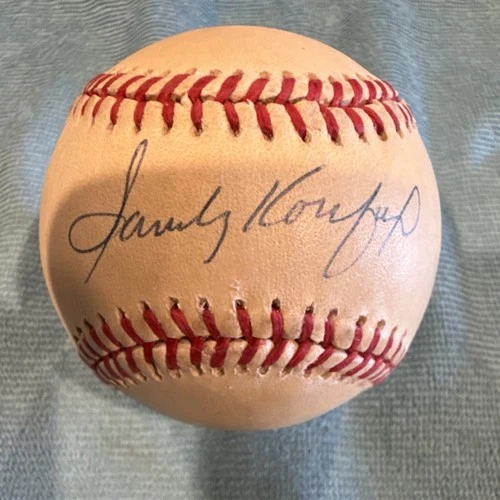 Sandy Koufax Autographed Original National League Baseball Signed Ball