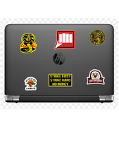 KARATE KID COBRA KAI DIE CUT STICKERS