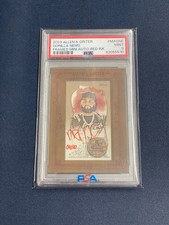 2023 Allen & Ginter Gorilla Nems Framed Mini Red Ink Auto /10 PSA 9