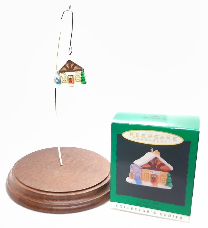 Miniature Hallmark Keepsake Ornament Village Mill Old English Village 1996