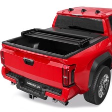 MOSTPLUS Tri-Fold Soft Truck Bed Tonneau Cover Compatible for 2016 2017 2018 ...