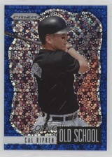 2021 Panini Prizm Old School Blue Donut Circle /199 Cal Ripken Jr #OS-9 HOF 10no
