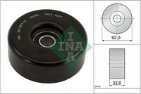 INA 531 0571 10 Spannrollen, Keilrippenriemen FüR Mercedes-Benz, Puch