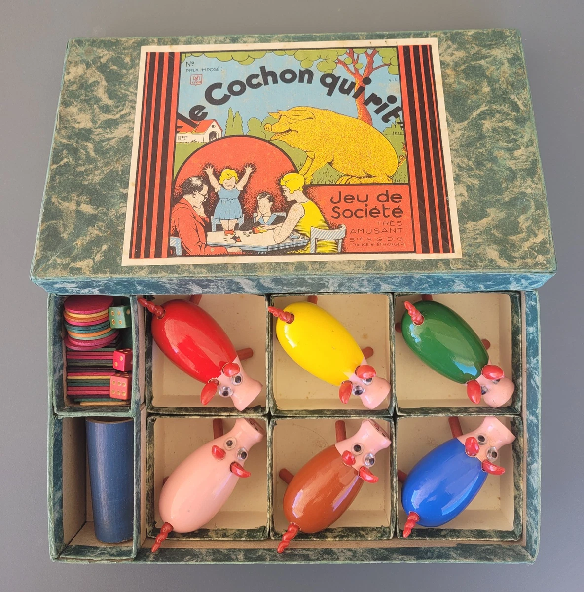 Le Cochon PlayBox - Année 1980 - jeux societe - Rakuten