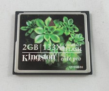 Kingston 2GB CompactFlash Elite Pro Memory Card - 133x Speed CF/2GB-S2 