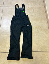 Arctix A6 Women s Black Insulated Snow Bib Pants Pockets Size S Regular Fit