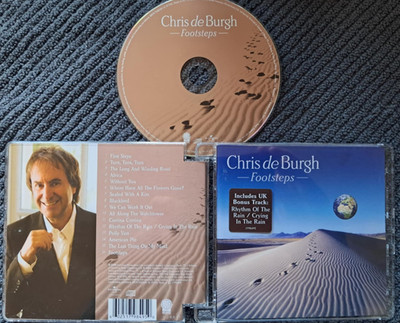 CHRIS DE BURGH Footsteps 16 track cd UK 2009 Bob Dylan Don McLean etc