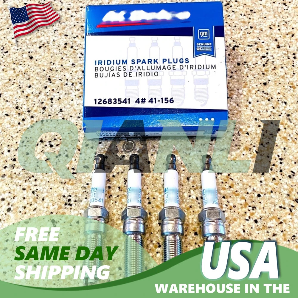 Genuine GM Iridium Spark Plugs 41-156 41156 Set Of 4