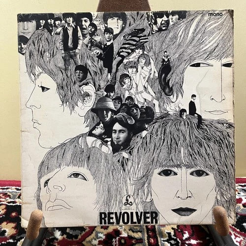 The Beatles Revolver PMC 7009 Mono LP Vinyl 12" Album Record Used