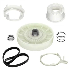 W10721967 Washer Pulley Clutch Kit, W10006384 Washer Drive Belt Replacement k...
