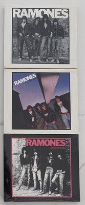 RAMONES / LEAVE HOME / ROCKET TO RUSSIA SEALED PROMO 3 CD LOT 2001 Deluxe