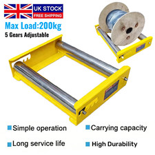 200kg Electrical Cable Reel Drum Holder Portable Wire Dispenser for Wire Reel UK