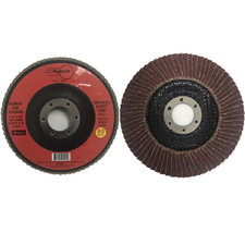 10 PCS 4-1/2" x 7/8" Flap Discs, Grinding Wheels 40 Grit for Angle Grinder