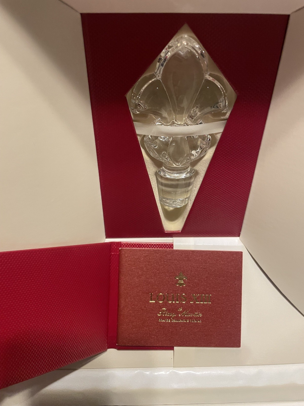 Remy Martin Louis XIII Cognac Baccarat Empty Bottle w/ Case 750ml