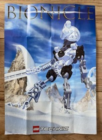 LEGO BIONICLE 8536 Kopaka Toa Mata Set with Instructions Poster Canister