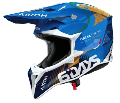 Airoh WRAAAP 6DAYS Italy 2025 Motocross Helmet ECE 22.06 XXS–XXL Lightweight