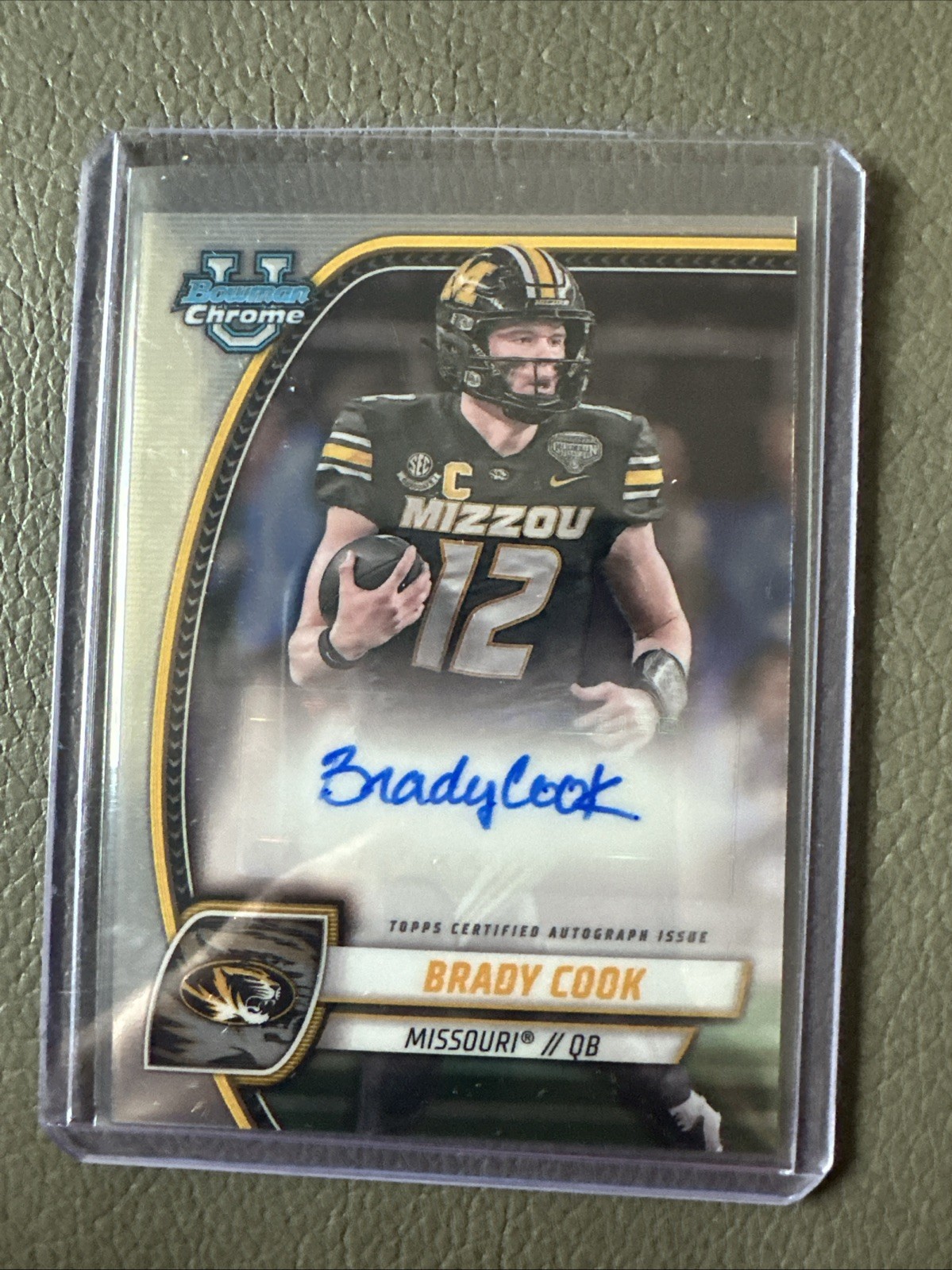 2024 Bowman University Chrome - Chrome Prospect Autographs Brady Cook #PA-BCO...