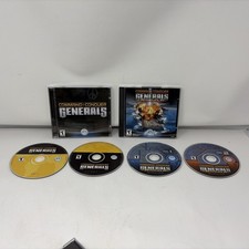 Bundle COMMAND  CONQUER GENERALS- 2 DISC- PC- CD-ROM - COMPLETE Code