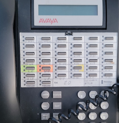 Avaya Partner MLS 34D Multi-Line Display Phone Conference Intercom 16 Lines