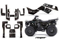 ATV Graphics Kit Quad Decal Sticker For Kawasaki Bayou 250 03-12 REAPER BLK