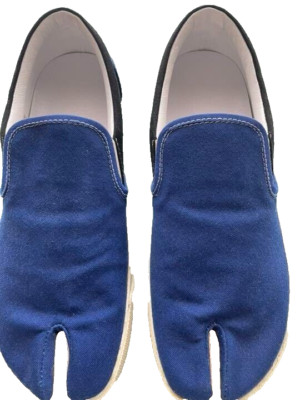 Maison Margiela 19SS Tabi Slip-ons Sneakers Shoes Size 40 Blue  Men New