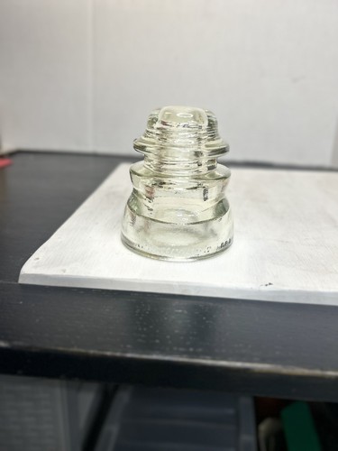 Gorgeous Pristine Vintage Armstrong DP1 48 56 Glass Insulator Crystal Clear ! - Picture 21 of 21