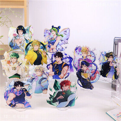 Jojos Bizarre Adventure Stand Model Plate Stone Ocean Series Jolyne Cujoh  Weather Report Figure Acrylic Stands Holder Desk Decor - AliExpress