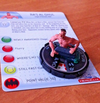 HeroClix Brave and the Bold #034 RA'S AL GHUL Rare DC 