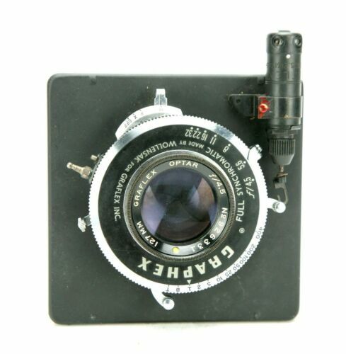 Kodak Ektar 101mm f/4.5 Lens With Flash Supermatic Shutter. For