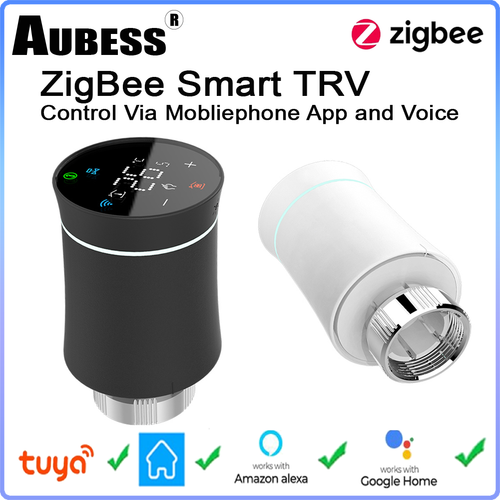 Tuya ZigBee3.0 Smart Thermostat Radiator Valve TRV Programmable Alexa Google NEW