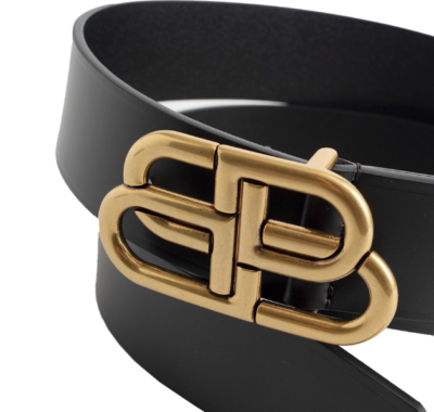 S Balenciaga BB Logo Extra Large Belt In Black 80CM S Balenciaga BB Logo Extra Large Belt In Black 80CM